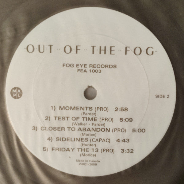 Out Of The Fog – Out Of The Fog -  1982 Original Pressing, Rare!