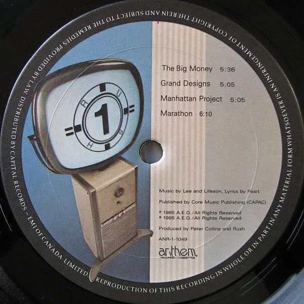 Rush – Power Windows - 1985 Original