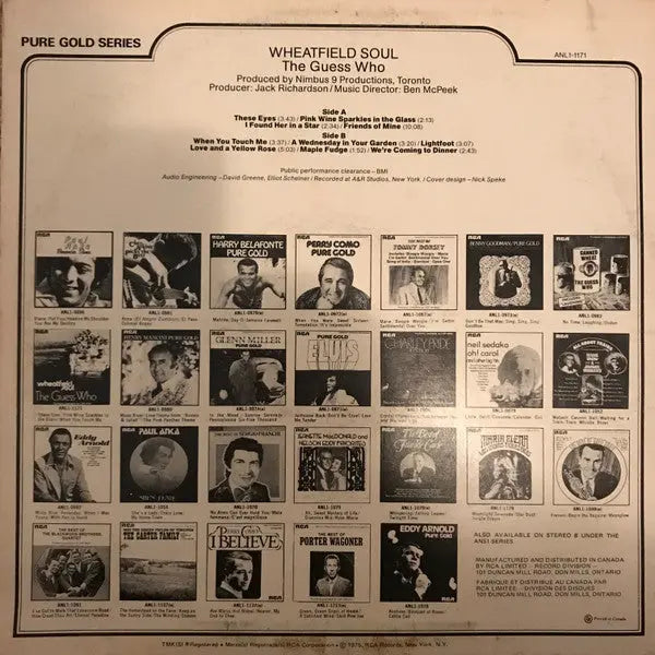 The Guess Who – Wheatfield Soul - Early Pressing