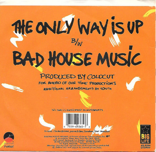 Yazz And The Plastic Population – The Only Way Is Up US Pressing