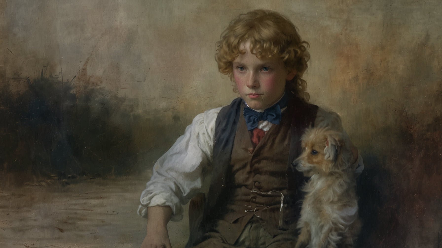 A Boy and His Dog: Romantic Era Inspired Digital Downloads - 10 Images - Jack Righteous