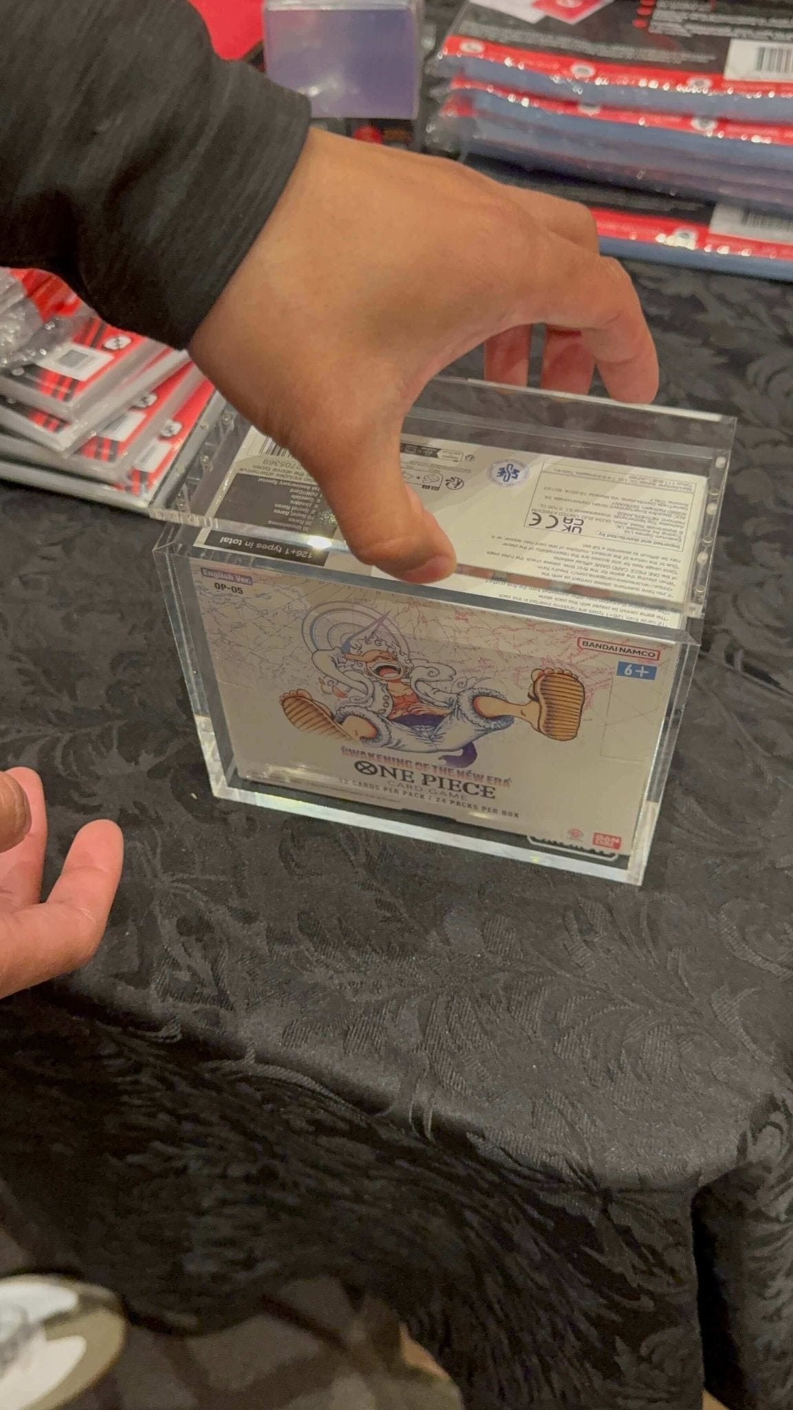 Acrylic Case Display for Bandai One Piece OPP 4 - 6 TCG Booster Box English Pack of 1 - Jack Righteous