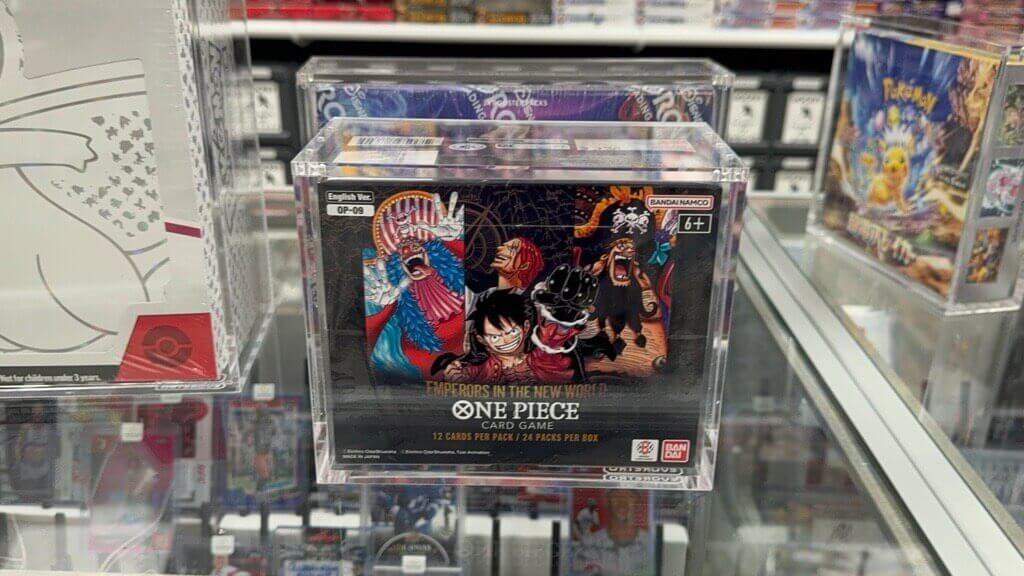 Acrylic Case Display for Bandai One Piece OPP 4 - 6 TCG Booster Box English Pack of 1 - Jack Righteous