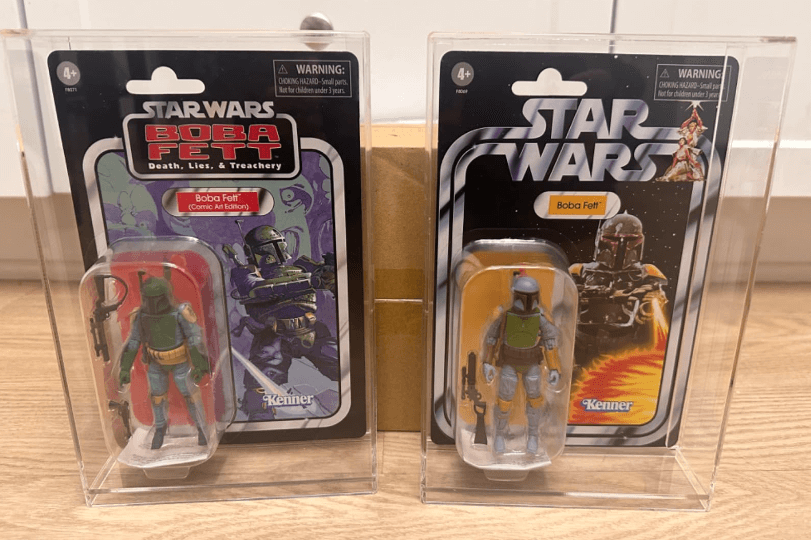 Acrylic Display Case for Star Wars & GI - Joe Carded 3.75" Action Figure Pack of 2 - Jack Righteous