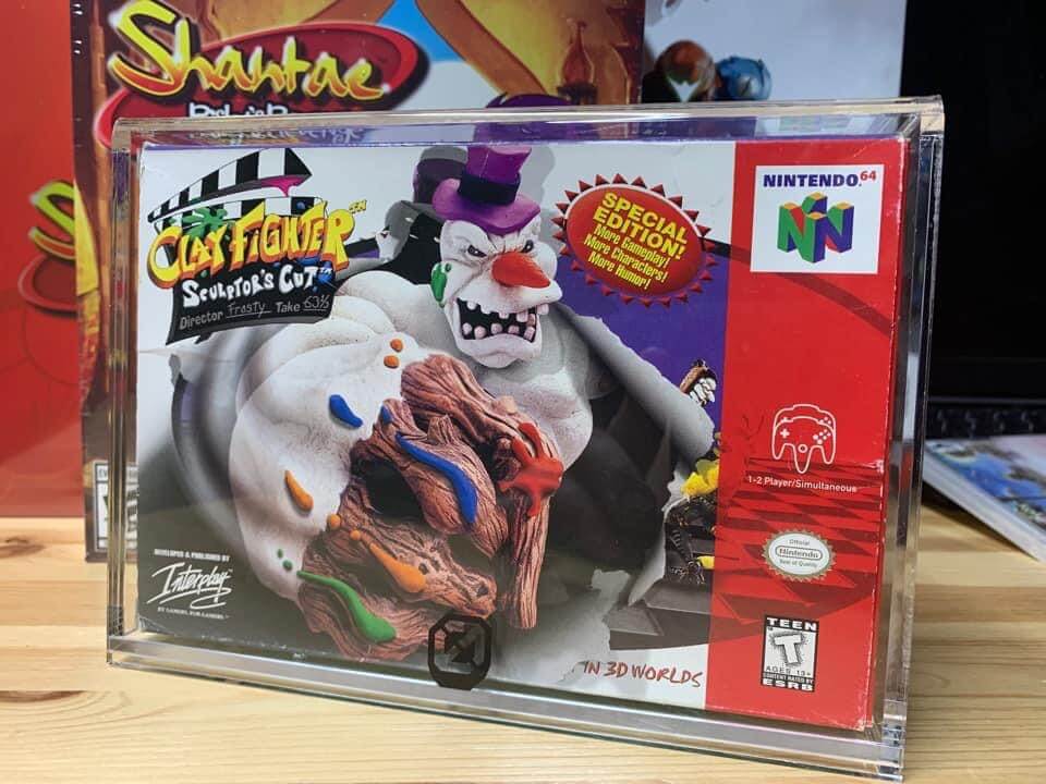 Acrylic Display Protector for SNES Games and N64 Game Box - Pack of 2 - Jack Righteous