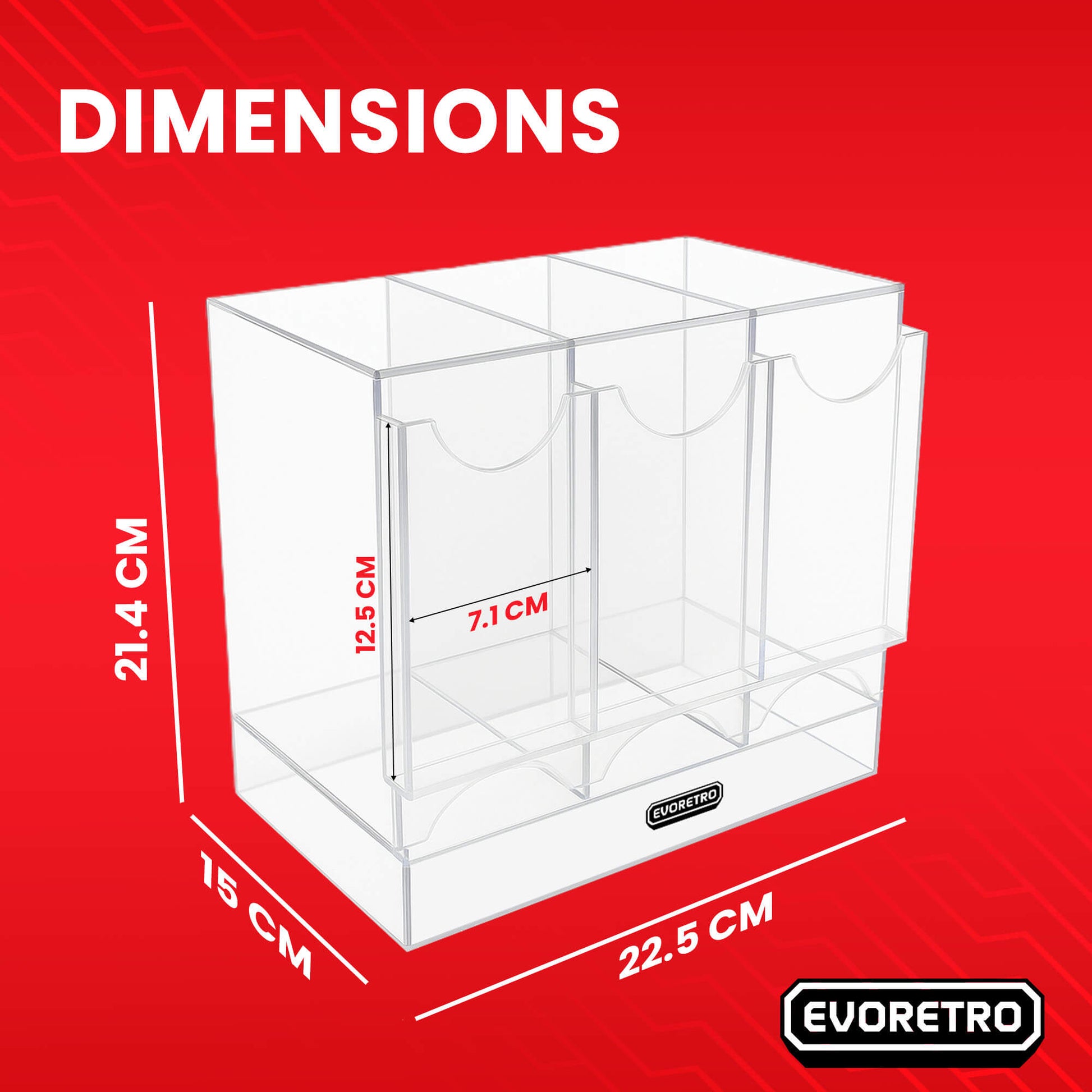 Acrylic Display Stand for Booster DispenserPacks – Retail Counter Unit with Top Shelf - Jack Righteous