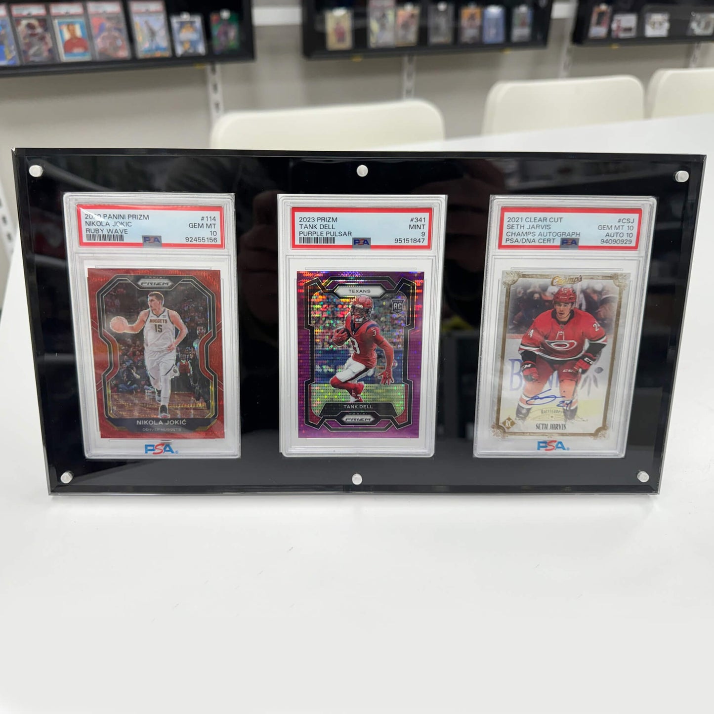 Acrylic Frame for PSA - 3 Slots - Jack Righteous