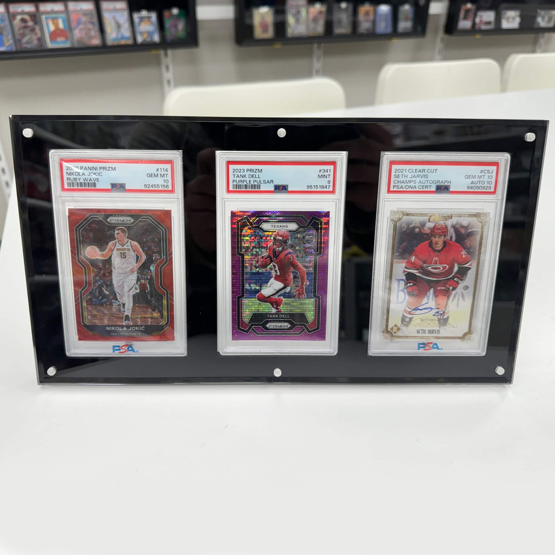 Acrylic Frame for PSA - 3 Slots - Jack Righteous