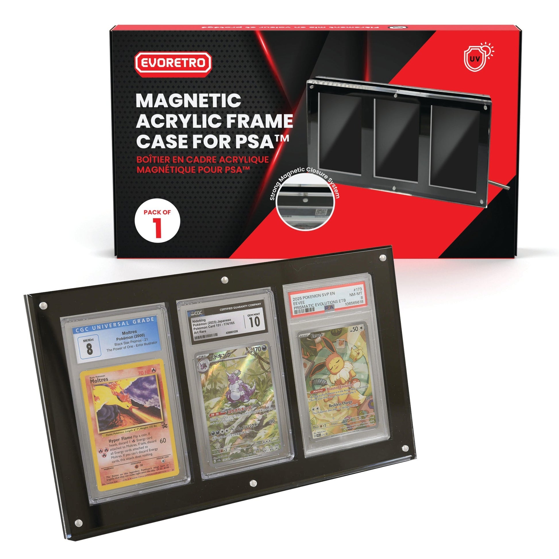 Acrylic Frame for PSA - 3 Slots - Jack Righteous