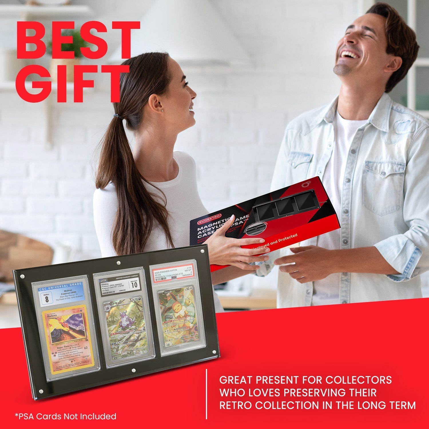 Acrylic Frame for PSA - 3 Slots - Jack Righteous