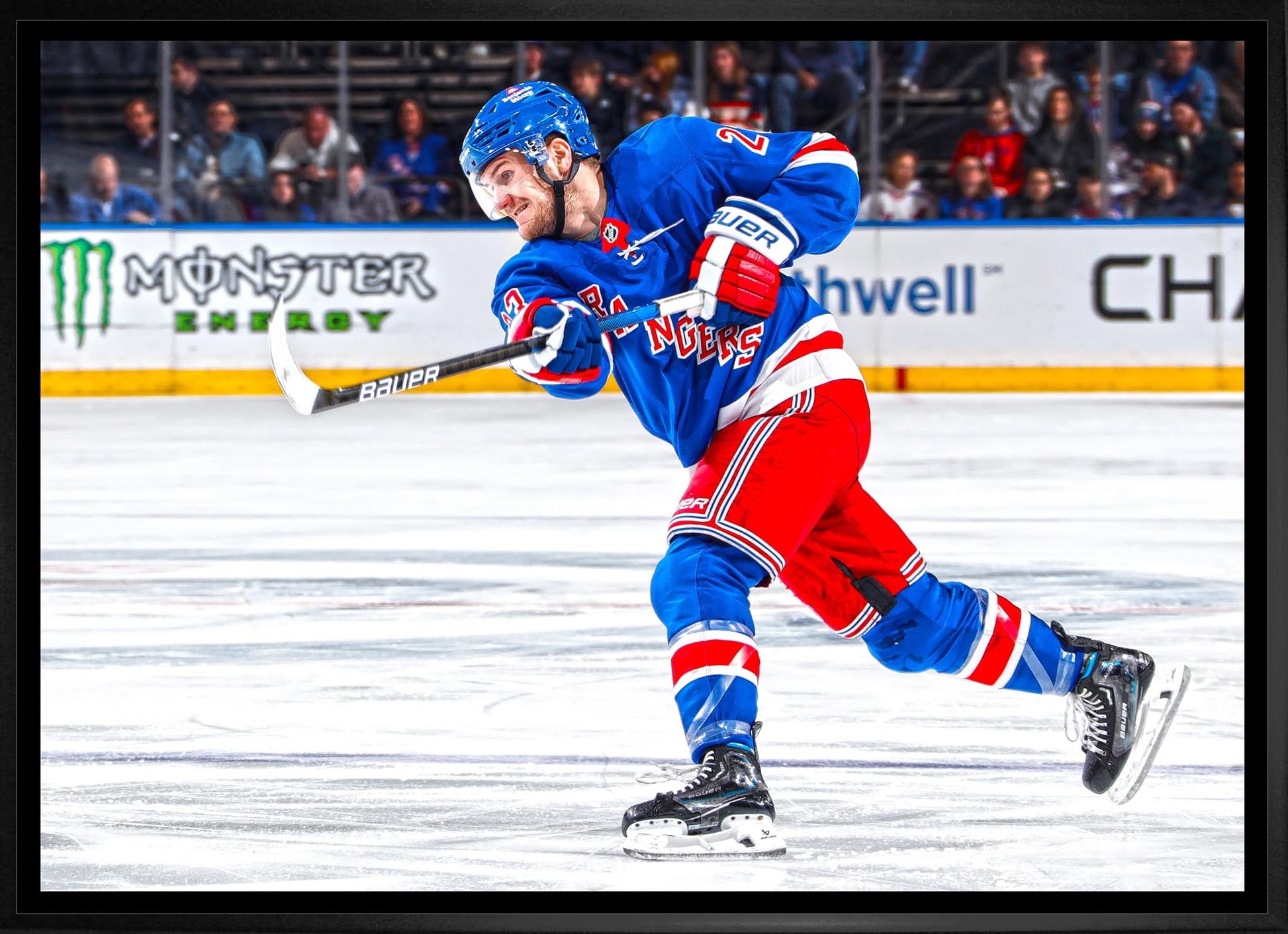 Adam Fox 20x29 Framed Canvas New York Rangers - Jack Righteous