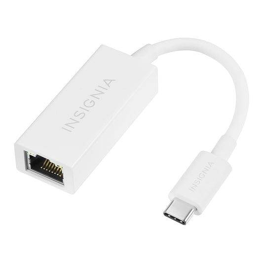Adaptateur USB de type C à Ethernet Gigabit d'Insignia (NS - PUCGE8 - C) - Blanc - Jack Righteous