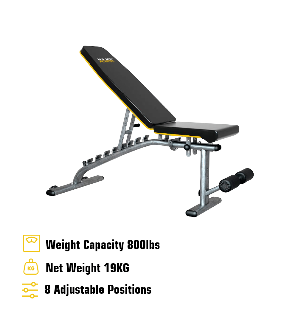 Adjustable Workout Bench 600LB capacity - Jack Righteous