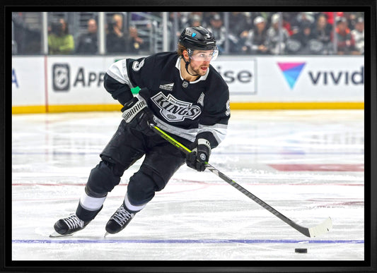Adrian Kempe 20x29 Framed Canvas Los Angeles Kings - Jack Righteous