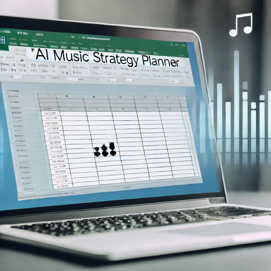 AI Music Strategy Planner: Excel Template for Tracking & Organization - Jack Righteous