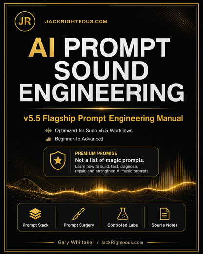 AI Prompt Sound Engineering Suno v5.5 manual for building clearer, more controllable music prompts