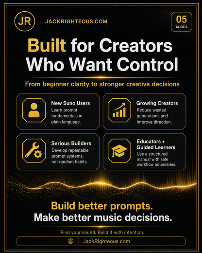 AI Prompt Sound Engineering examples and use cases for improving music-generation control and repeatability