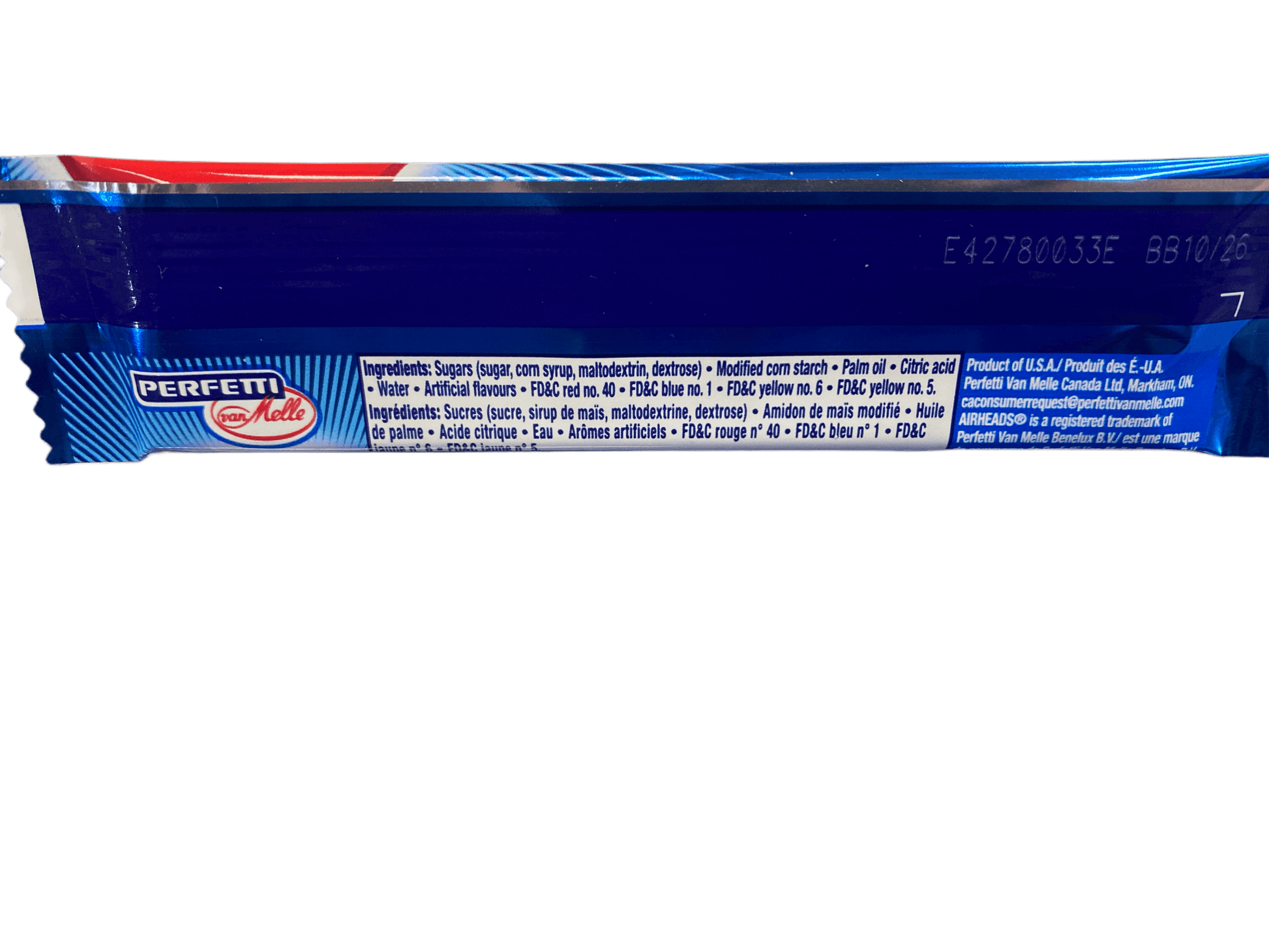 Airheads Blue Raspberry - Canadian Edition - Jack Righteous