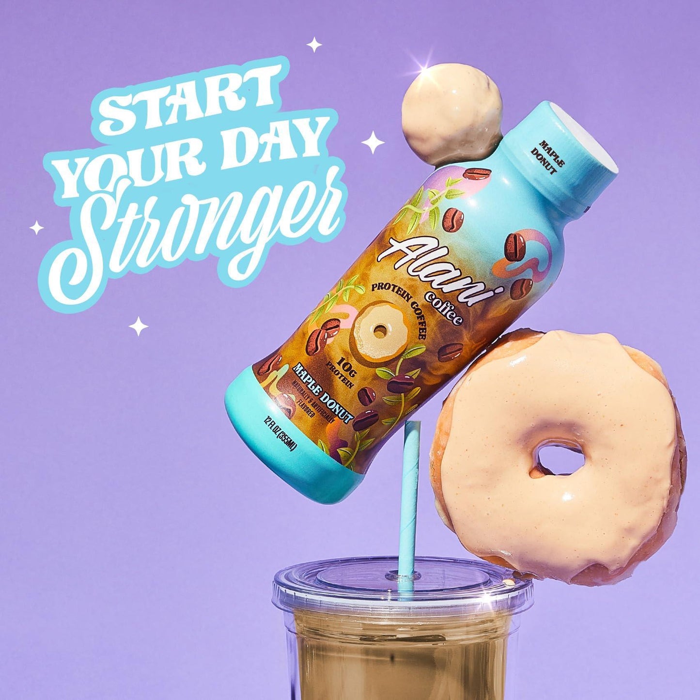 Alani Nu Protein Coffee Maple Donut 355mL