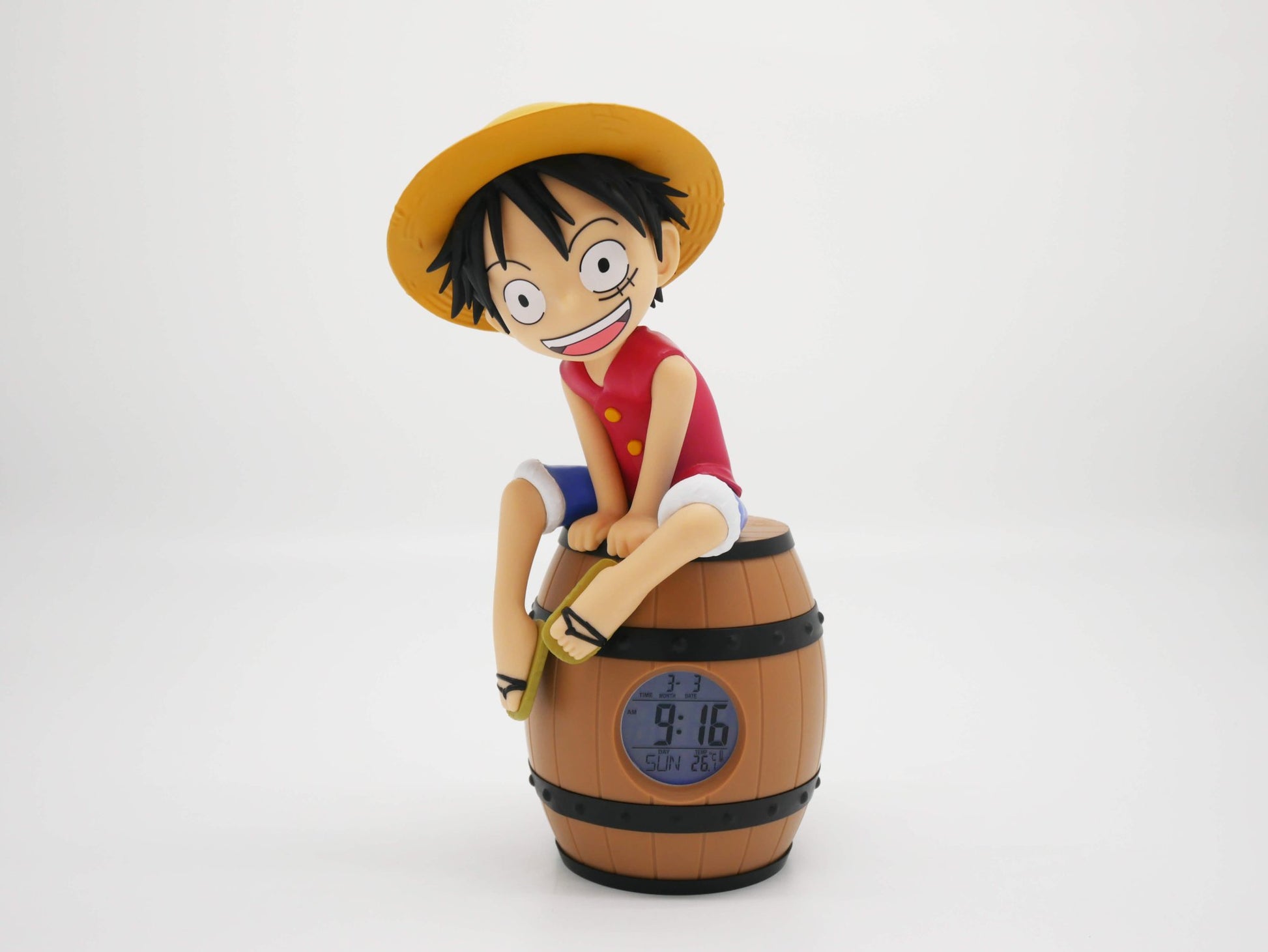 Alarm Clock Luffy on Barrel One Piece - Jack Righteous