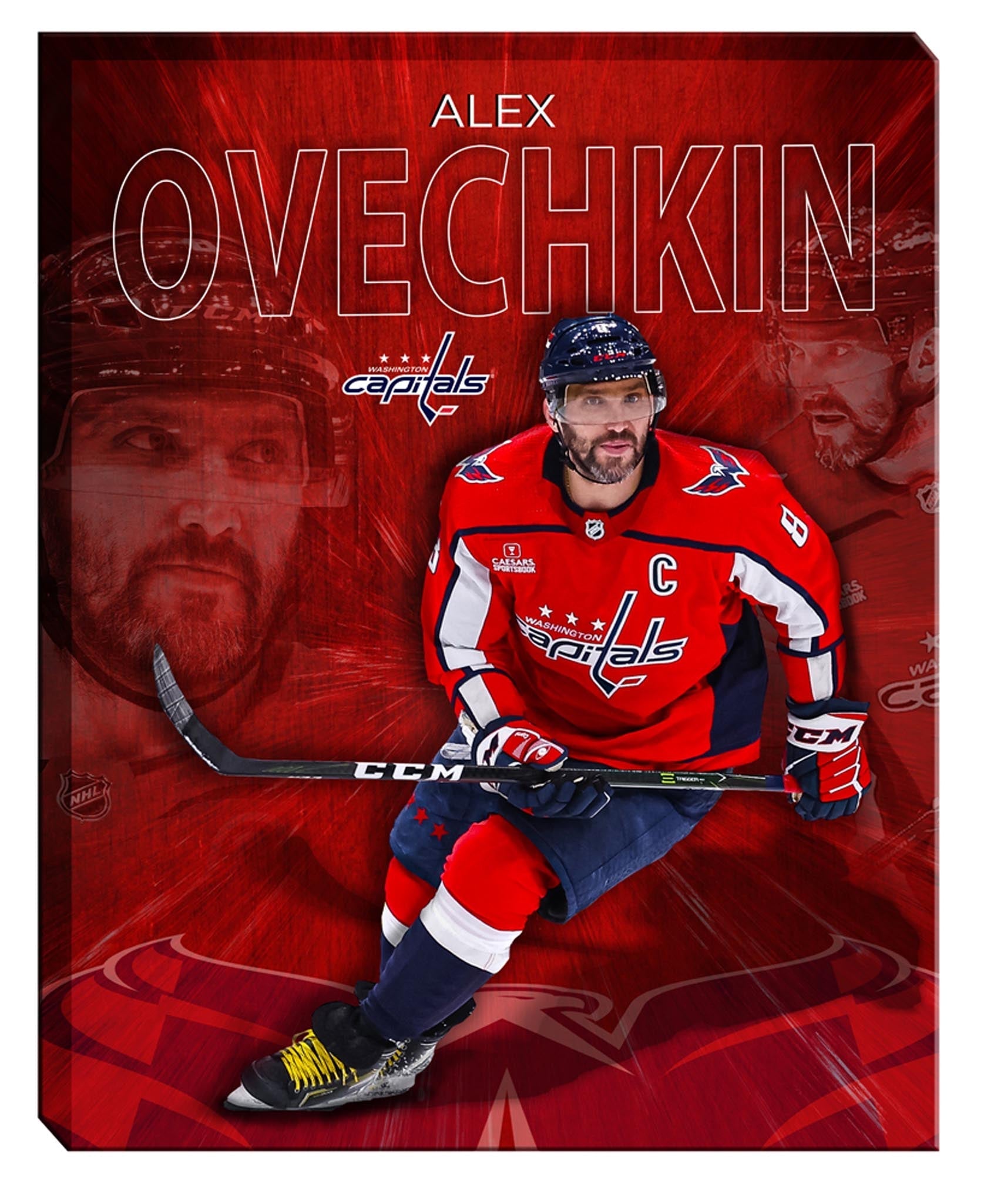 Alexander Ovechkin 16x20 Canvas Collage Capitals - V - Jack Righteous