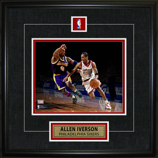 Allen Iverson Framed Pin & Plate Sixers - Jack Righteous