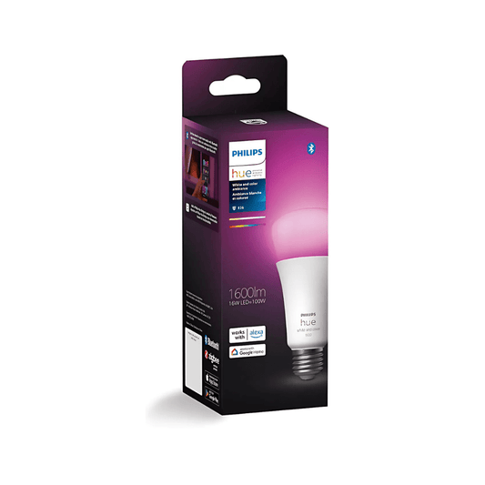 Ampoule intelligente Philips - ambiance blanche et colorée - 100 W (A21 - E26) - Jack Righteous