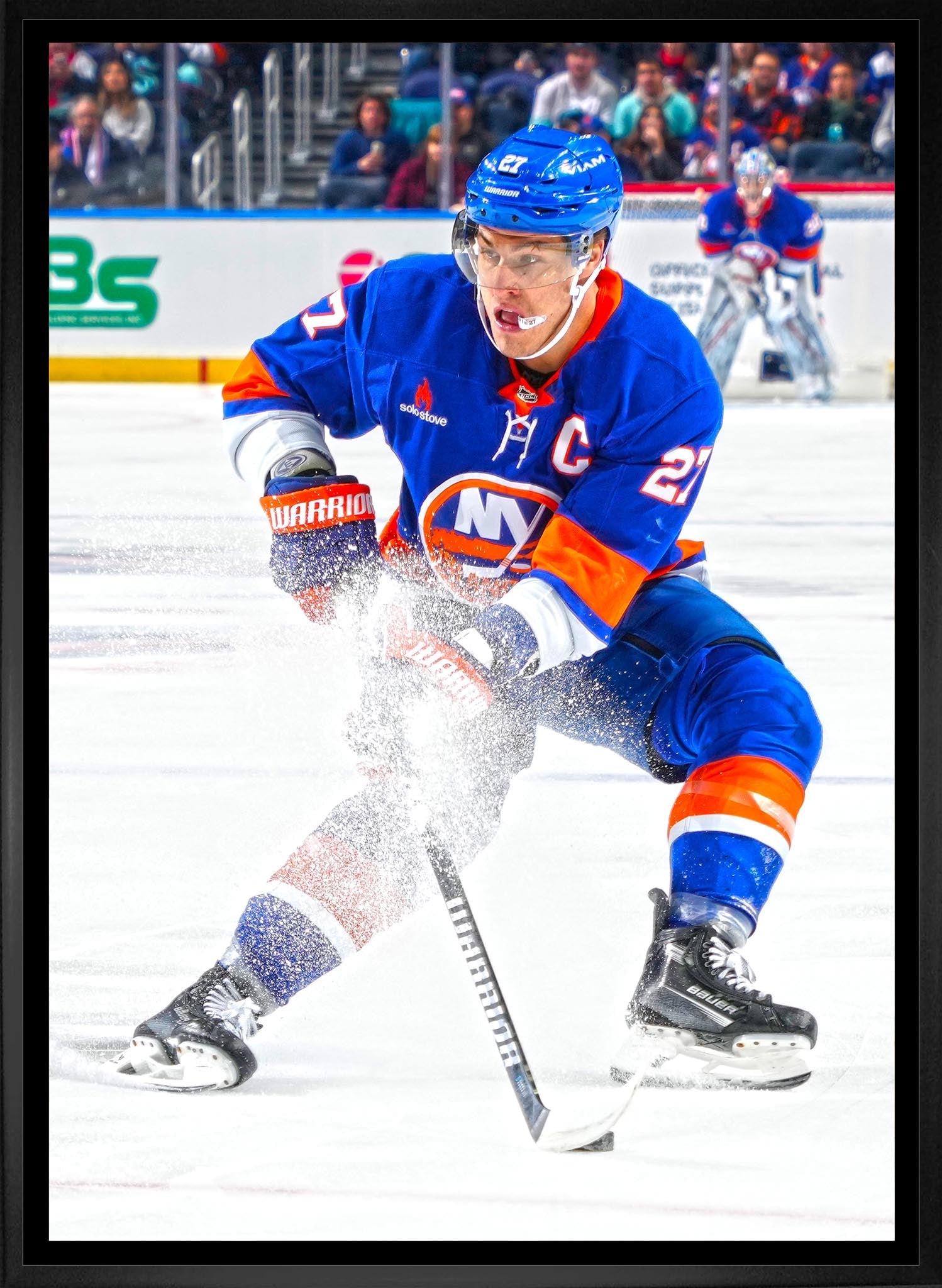 Anders Lee 20x29 Framed Canvas New York Islanders - Jack Righteous