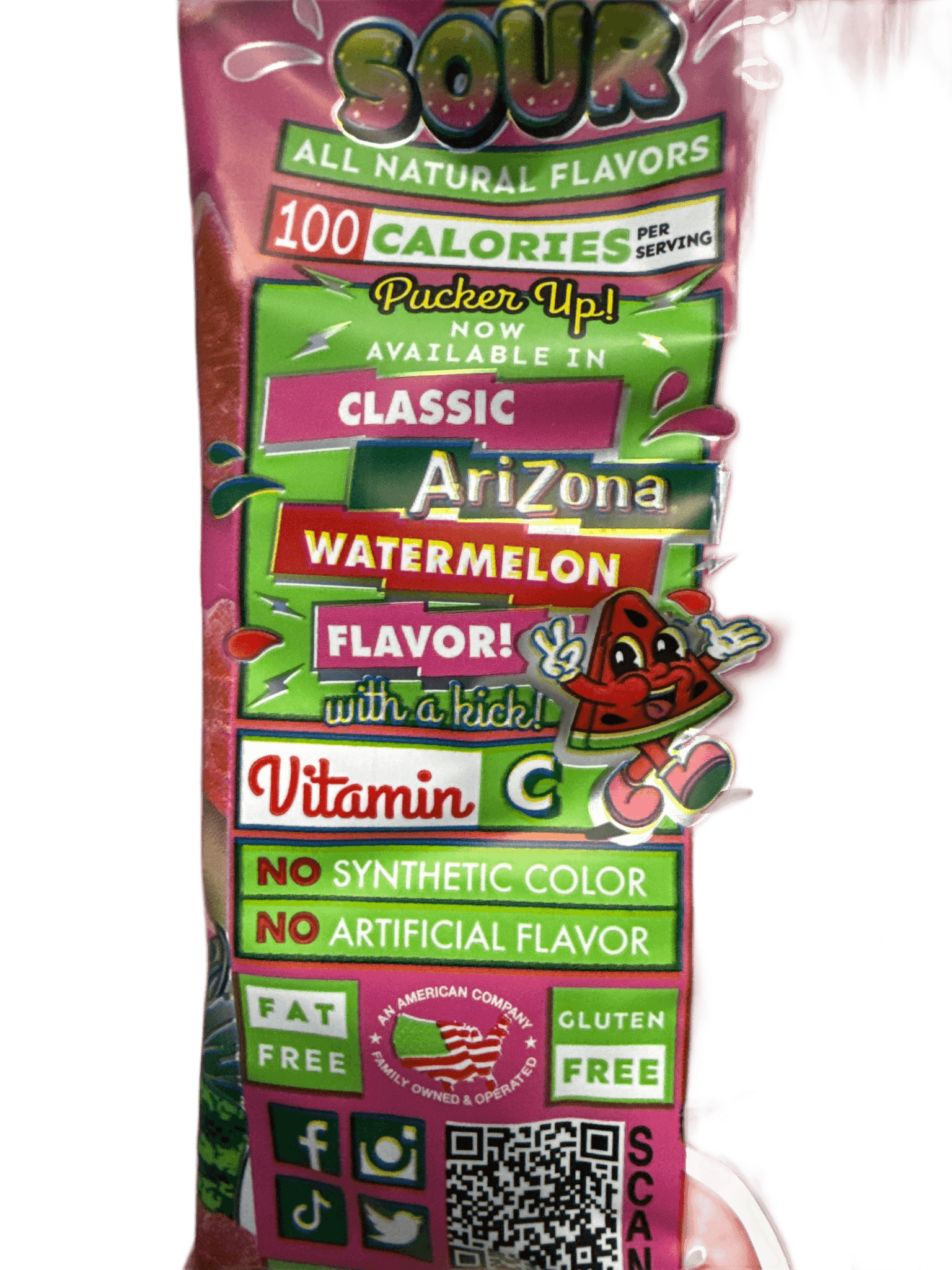 Arizona Sour Watermelon Fruit Snacks 142G - U.S Edition - Jack Righteous