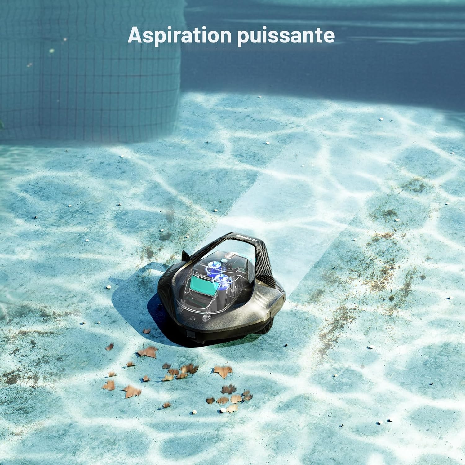 Aspirateur Robot nettoyeur de piscine sans fil AIPER Seagull SE pour les piscines plates hors sol/creusées jusqu'à 12 m - Jack Righteous