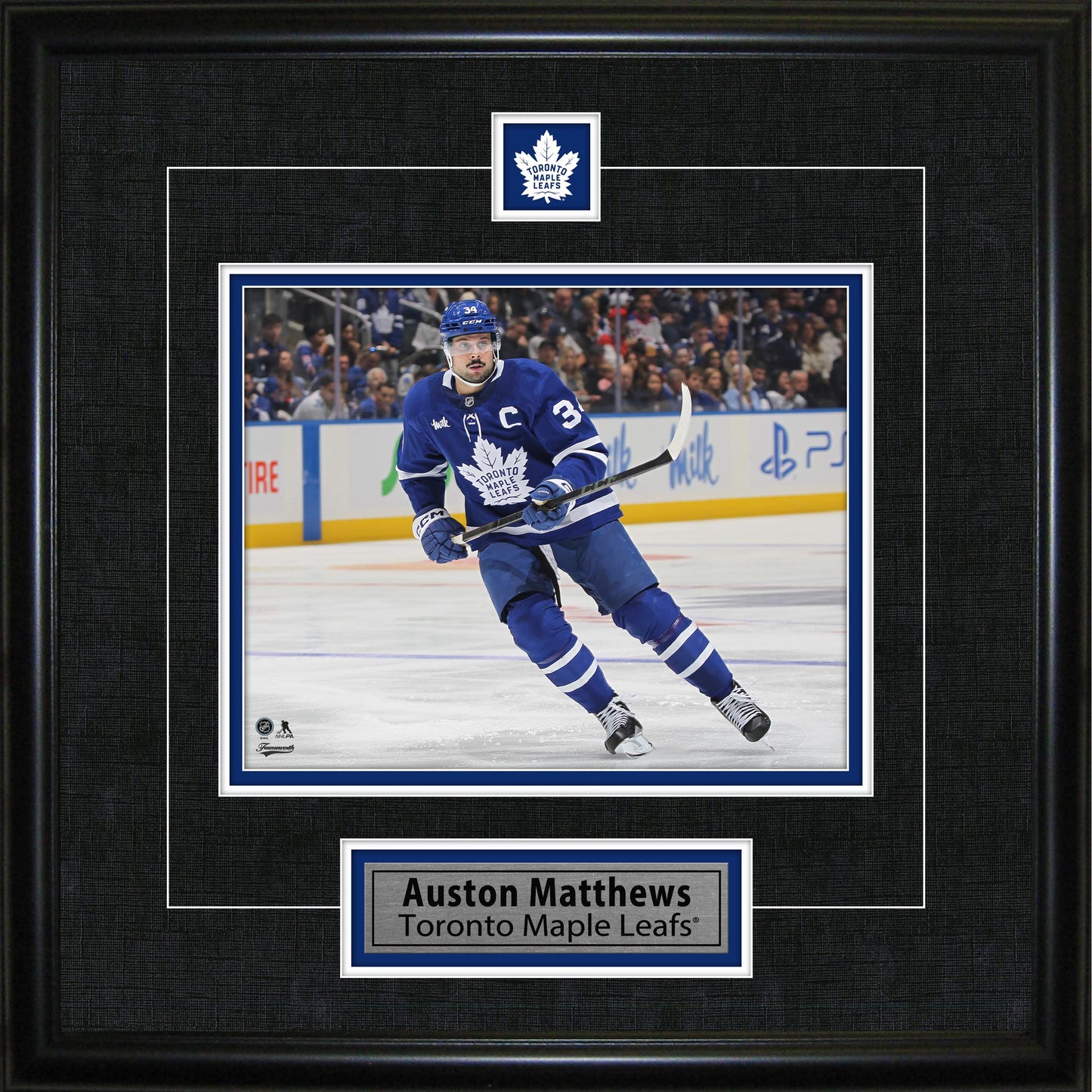 Auston Matthews Framed Pin & Plate Toronto Maple Leafs - Jack Righteous
