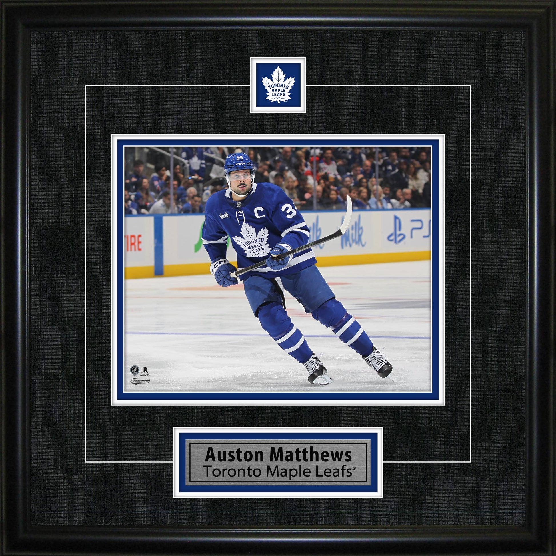 Auston Matthews Framed Pin & Plate Toronto Maple Leafs - Jack Righteous