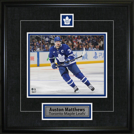 Auston Matthews Framed Pin & Plate Toronto Maple Leafs - Jack Righteous