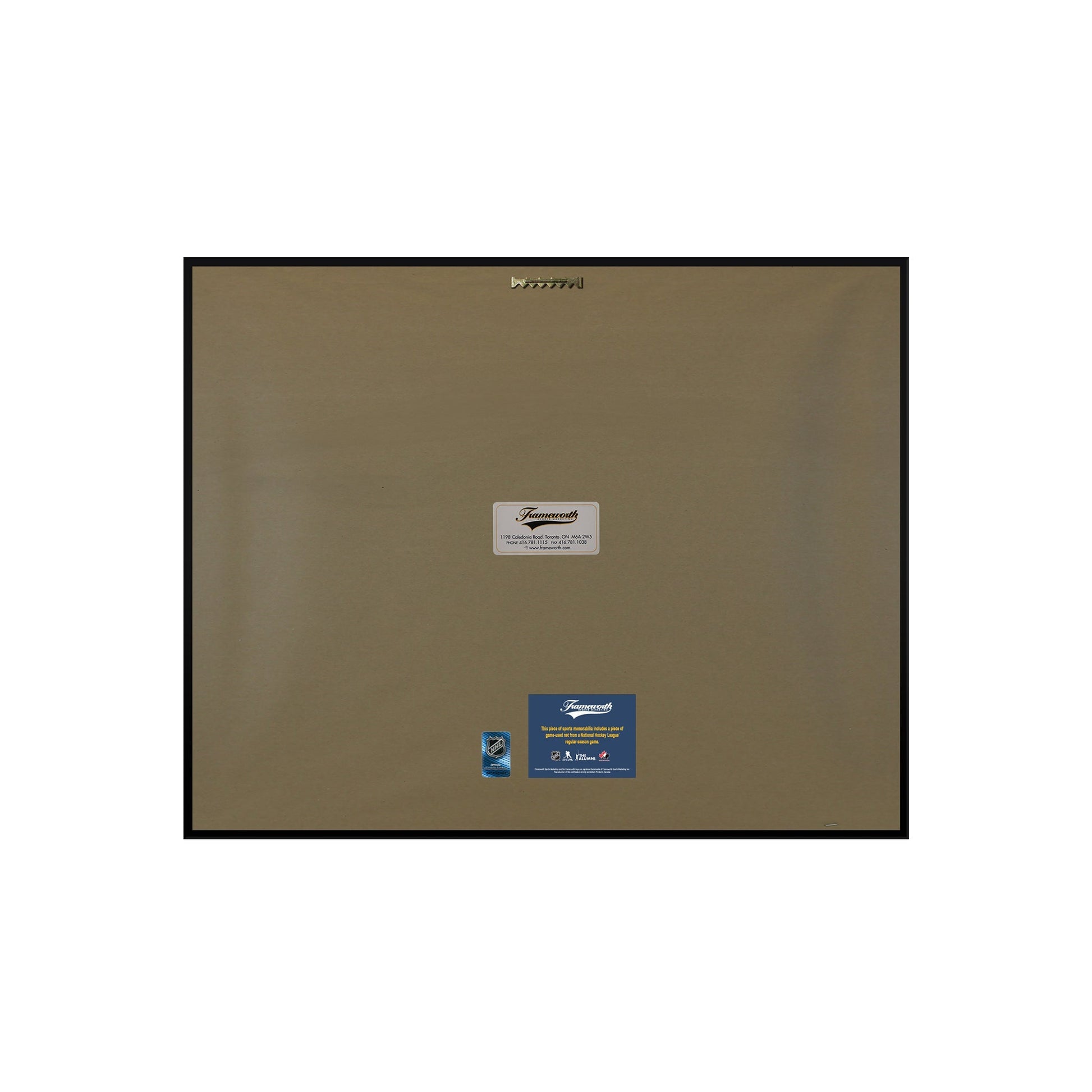 Auston Matthews Toronto Maple Leafs 16x20 PhotoGlass Display with Authentic Game - Used Net Piece - Jack Righteous