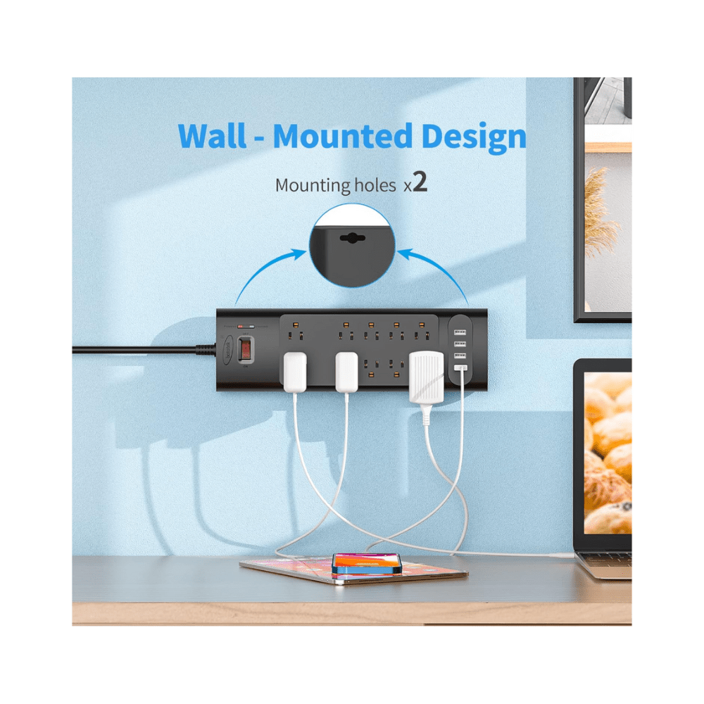 Barre de surtension et multiprises Bototek (RTG67U1) - Jack Righteous