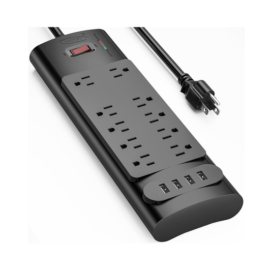 Barre de surtension et multiprises Bototek (RTG67U1) - Jack Righteous