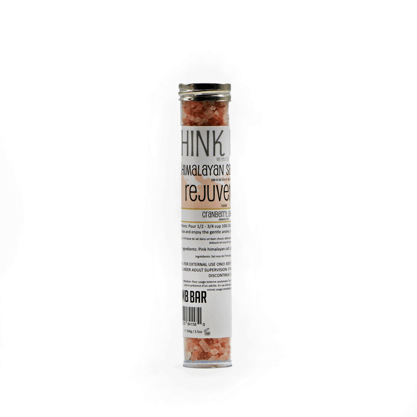 Bath Soak - Think Pink Himalayan Pink Salt Detox - Jack Righteous