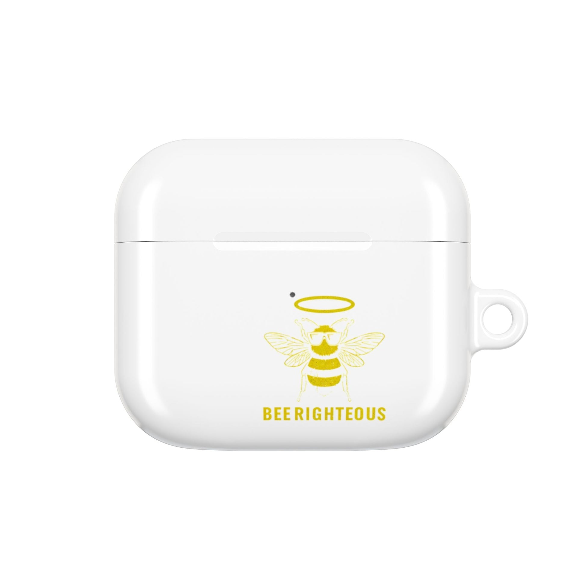 Nature Lover Gift: Bee-Themed AirPod Cases - Cute Tech Accessories for Music Lovers, Fun Gift Idea - Jack Righteous