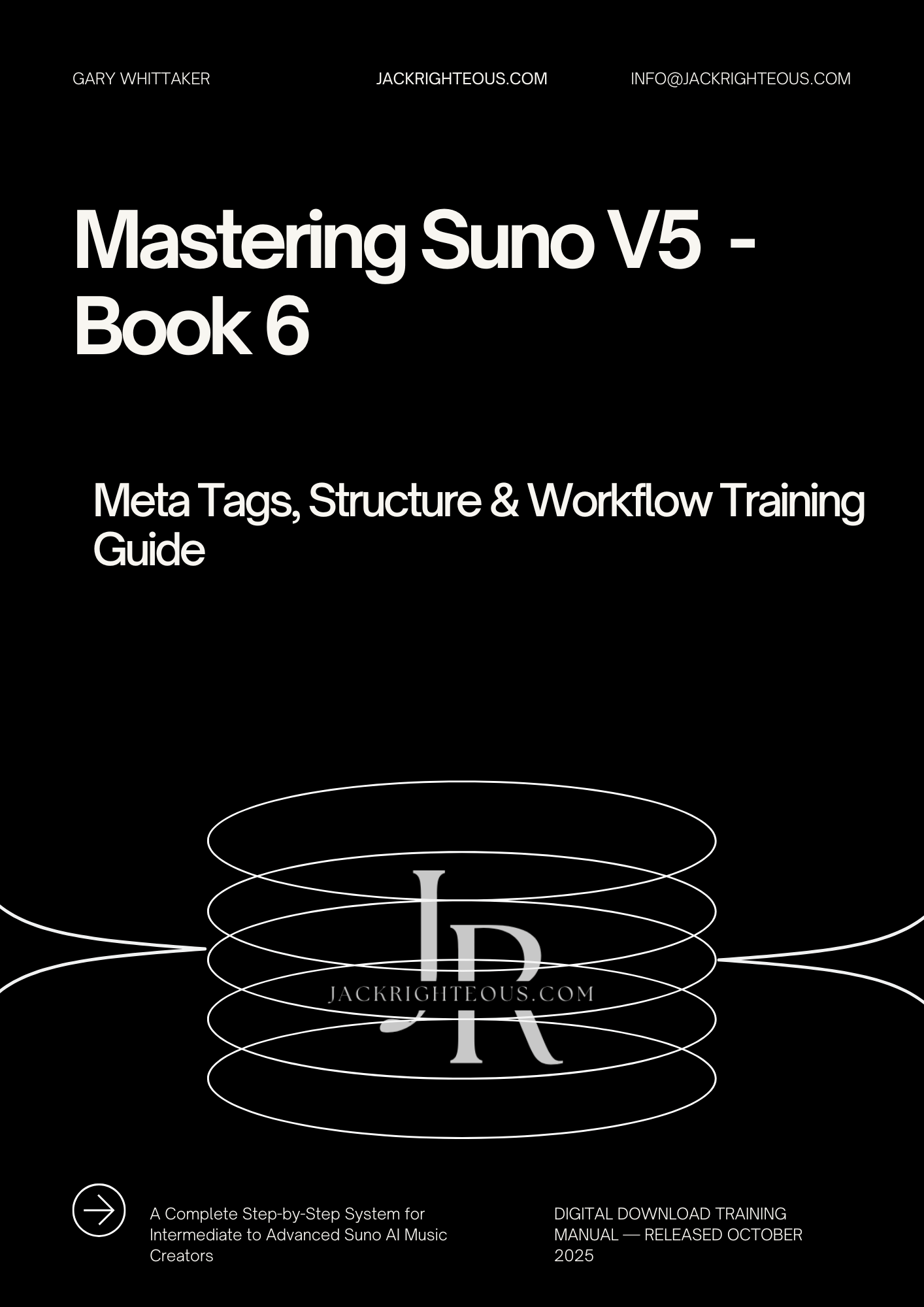 Bee Righteous: Complete Suno V5 Training Bundle (6 - Book Digital Series) - Jack Righteous