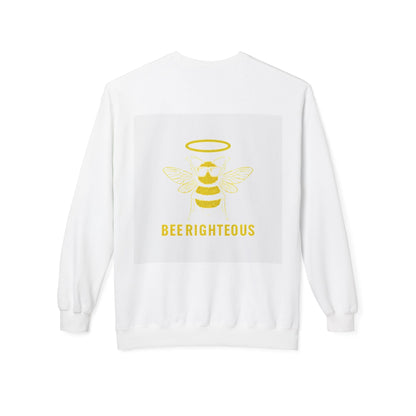 Bee Lovers Cozy Crewneck - Unisex Fleece Top - Jack Righteous