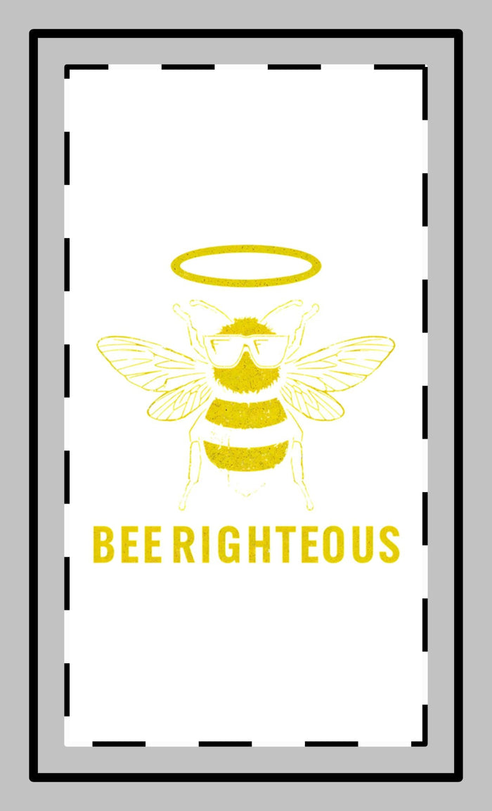 Bee Righteous Custom Magnet: Inspiring Home Decor & Unique Gifts for Bee Lovers - Office Accessory - Jack Righteous