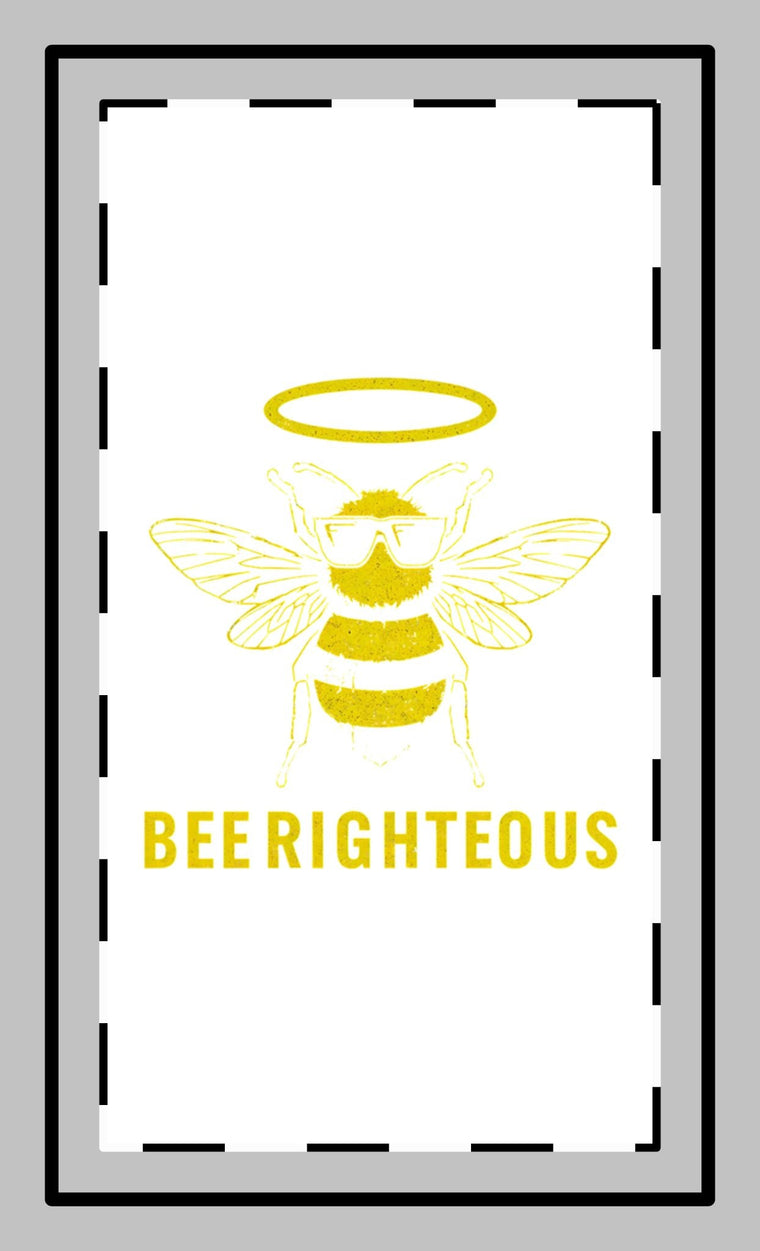 Bee Righteous Custom Magnet: Inspiring Home Decor & Unique Gifts for Bee Lovers - Office Accessory - Jack Righteous