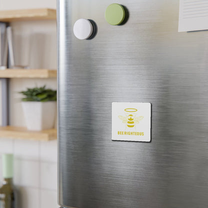Bee Righteous Die-Cut Magnet | Fun Bee Art Fridge Decor - Jack Righteous