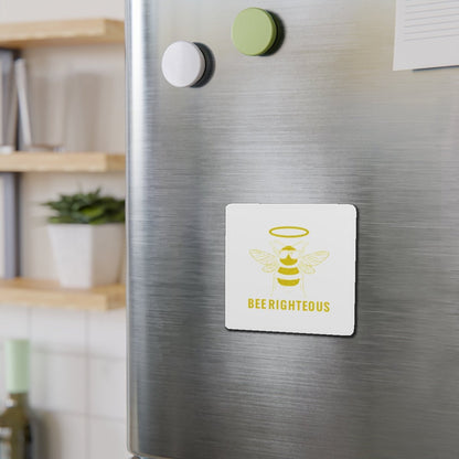 Bee Righteous Die-Cut Magnet | Fun Bee Art Fridge Decor - Jack Righteous