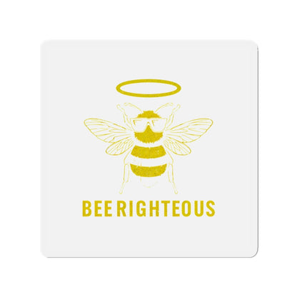 Bee Righteous Die-Cut Magnet | Fun Bee Art Fridge Decor - Jack Righteous