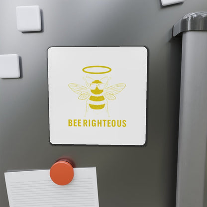 Bee Righteous Die-Cut Magnet | Fun Bee Art Fridge Decor - Jack Righteous
