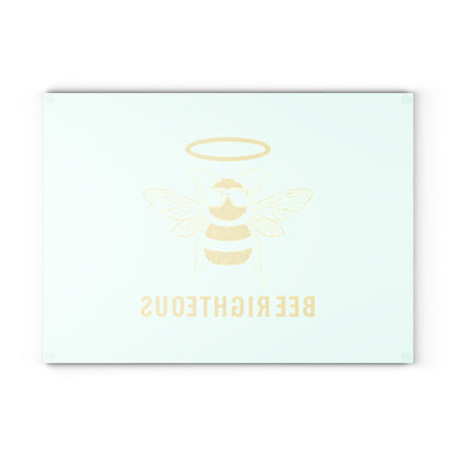 Bee Righteous Glass Cutting Board - Eco-Friendly Kitchen Decor & Unique Gift - Jack Righteous