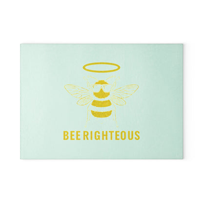 Bee Righteous Glass Cutting Board - Eco-Friendly Kitchen Decor & Unique Gift - Jack Righteous