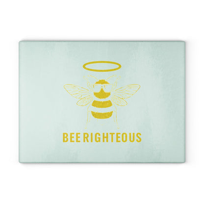 Bee Righteous Glass Cutting Board - Eco-Friendly Kitchen Decor & Unique Gift - Jack Righteous