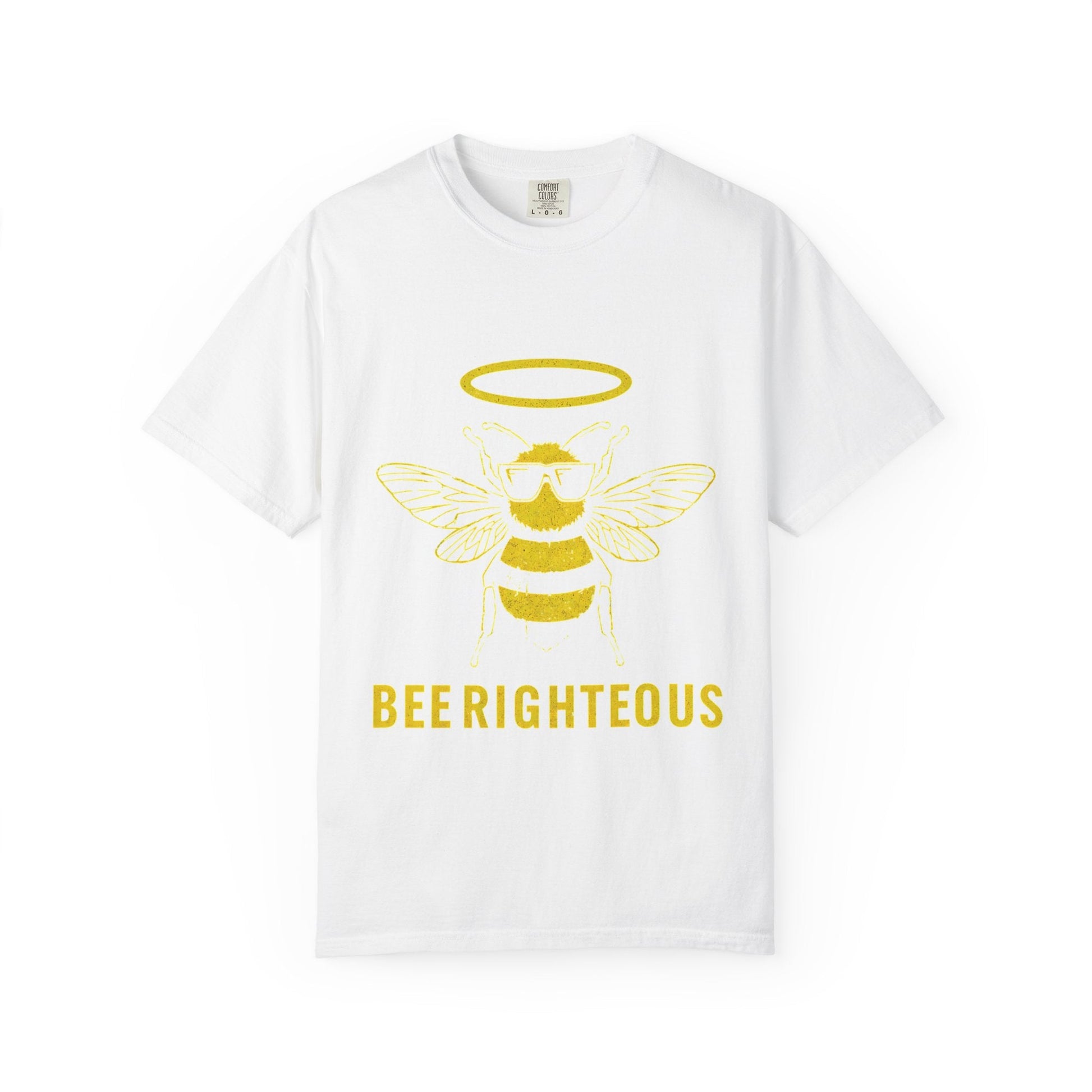 Bee Righteous Graphic T-Shirt | Unisex Tee for Nature Lovers, Eco - Friendly Gift, Summer Style, Buzzing Bee Design - Jack Righteous